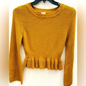 Alya mustard colored‎ sweater